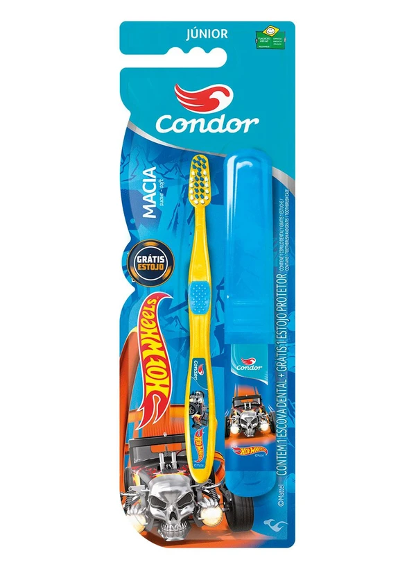 Condor - Escova de Dente Infantil Hotweels