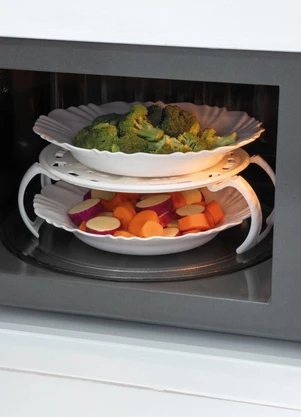 Lar e Lazer - Bandeja para Micro-Ondas - LAR E LAZER