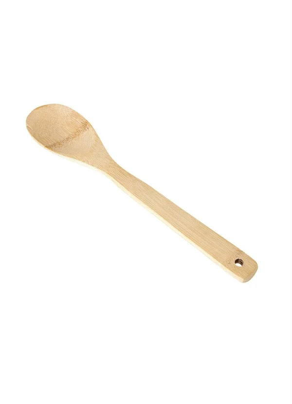 Lar e Lazer - Colher de Bambu 30 cm 1 Peça
