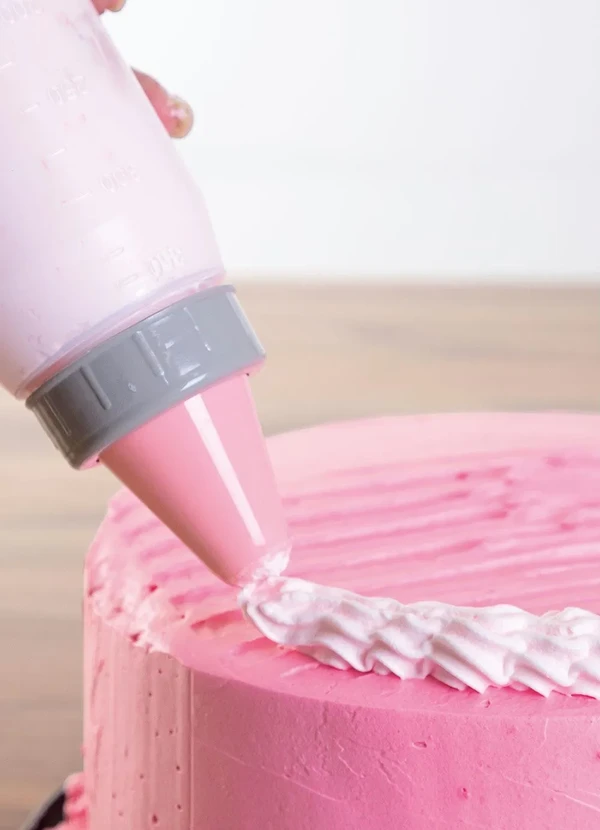 Lar e Lazer - Decorador de Bolo Rosa 8 Bicos 2