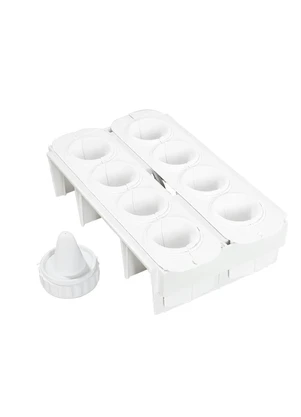 Lar e Lazer - Fábrica de Coxinhas Em Plástico 2 Peças - LAR E LAZER