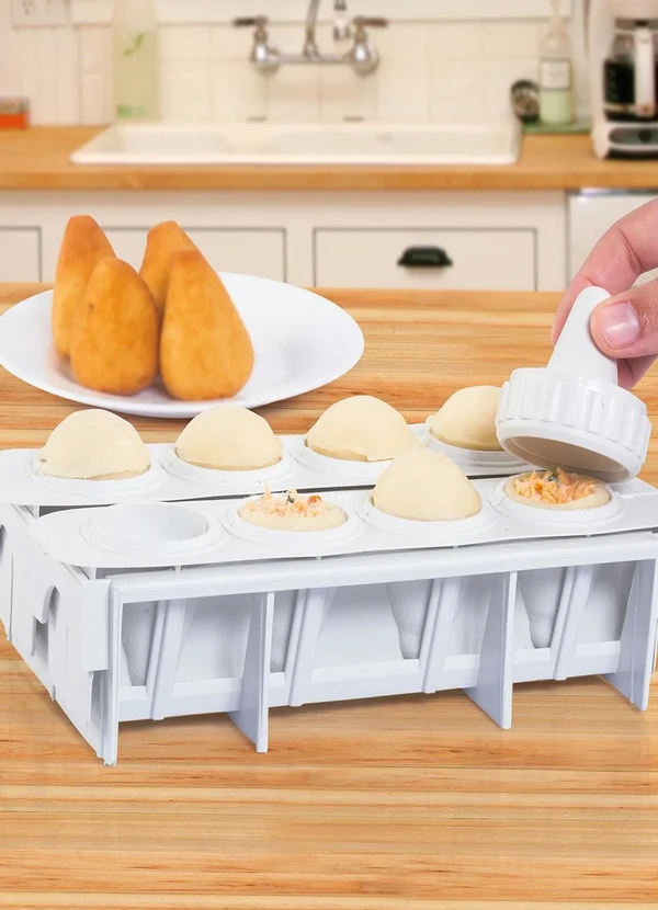 Lar e Lazer - Fábrica de Coxinhas Em Plástico 2 Peças 3