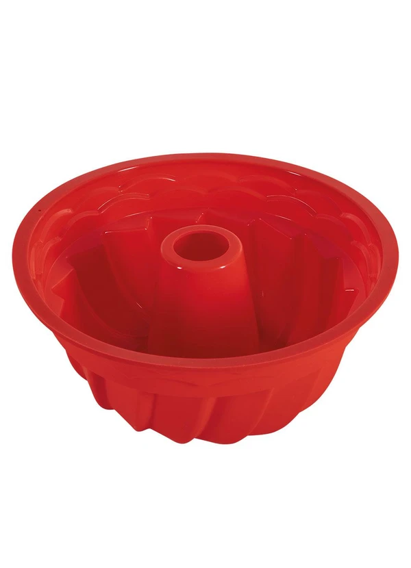 Mundo Lar - Forma de Silicone para Bolo Médio Vermelho 3