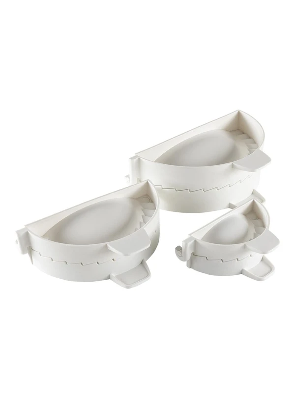 Mundo Lar - Kit 3 Fechadores de Pastéis Branco 3