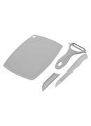 Kit 3 Peas Tbua, Descascador e Faca com Protetor