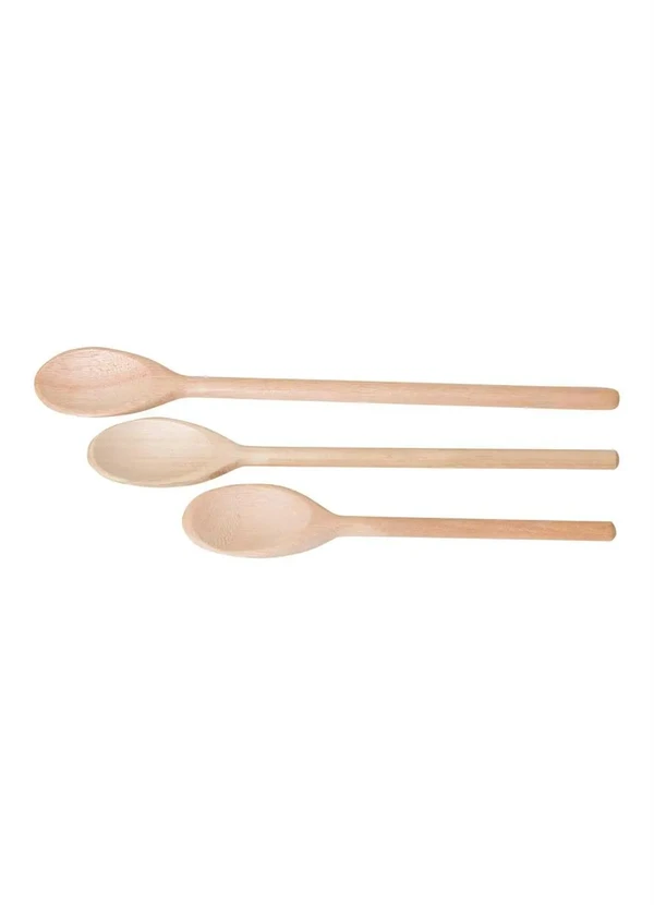 Lar e Lazer - Kit Colheres Madeira 3 Peças 2