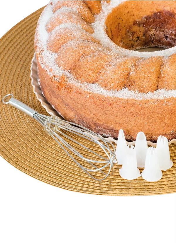 Mundo Lar - Kit Cozinha Decora Bolos com Batedor 8 Peças 2