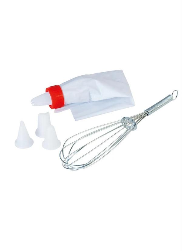 Mundo Lar - Kit Cozinha Decora Bolos com Batedor 8 Peças 3