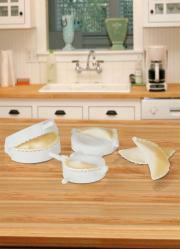 Kit Fechadores de Pastel Branco 3 Peas