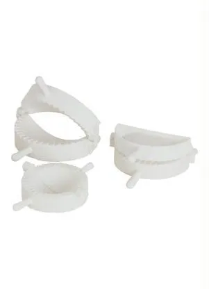 Mundo Lar - Kit Fechadores de Pastel Branco 3 Peças - MUNDO LAR