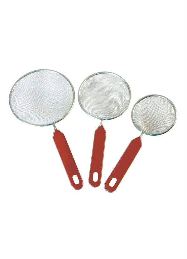 Mundo Lar - Kit Peneiras Em Metal 3 Peças 2