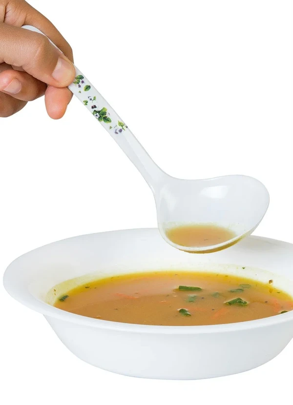 Mundo Lar - Kit Talheres Melamina Floral 3 Peças 4