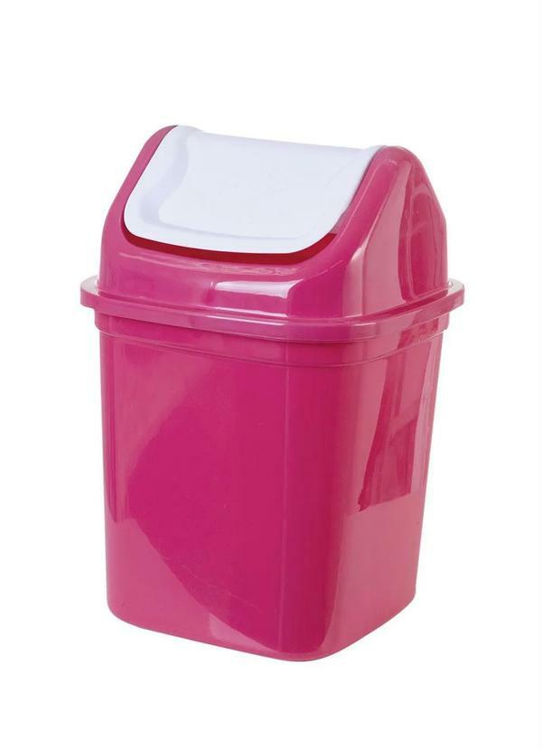 Lar e Lazer - Lixeira Quadrada Basculante Color 3,6 L