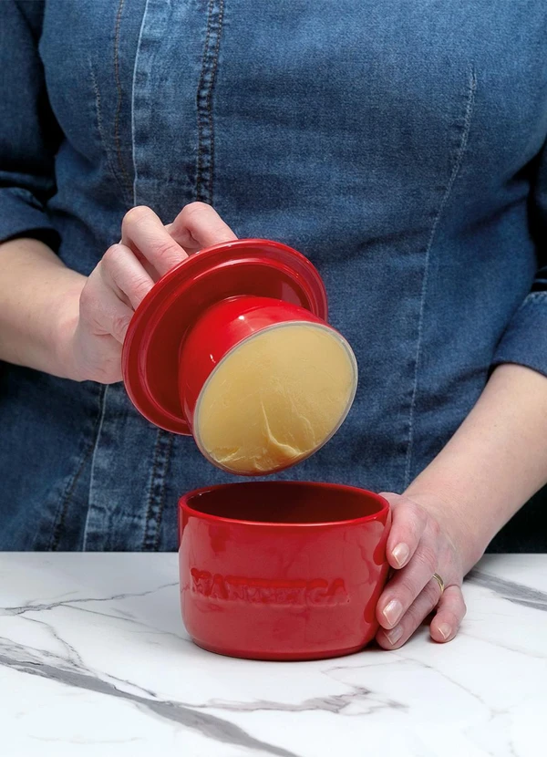 Ceraflame - Manteigueira Francesa Vermelha 250 G 4