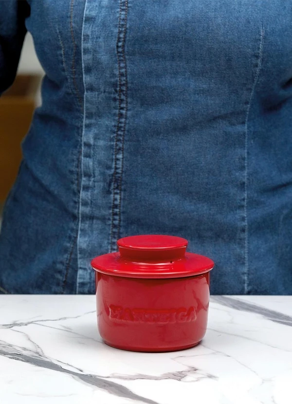 Ceraflame - Manteigueira Francesa Vermelha 250 G 5