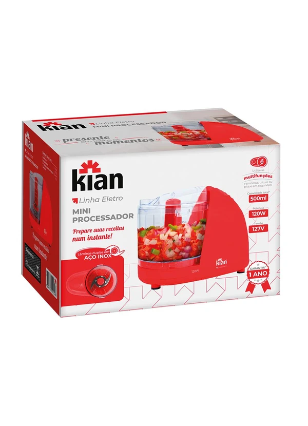 Lenoxx - Miniprocessador Red 127v 2