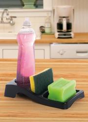 Porta Detergente Preto em Plstico 1 Pea