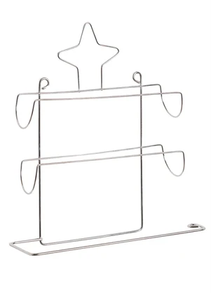 Lar e Lazer - Porta Rolos Estrela 3 em 1 Aramado 1 Peça - LAR E LAZER