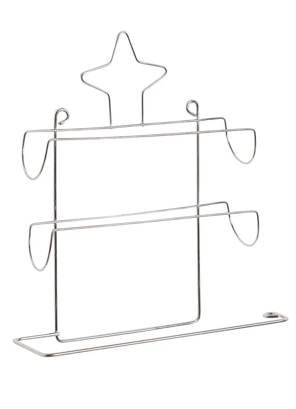 Lar e Lazer - Porta Rolos Estrela 3 em 1 Aramado 1 Peça