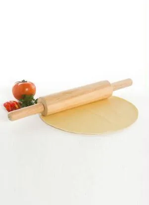Lar e Lazer - Rolo para Massas Em Madeira 1 Peça - LAR E LAZER