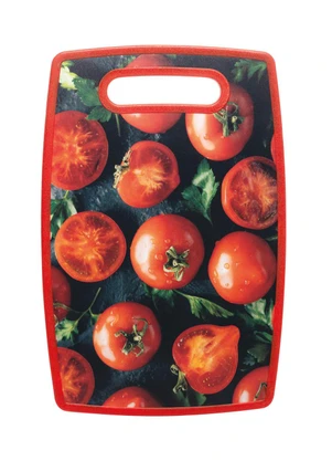 Lar e Lazer - Tábua para Corte de Plástico com Estampa Tomate - LAR E LAZER